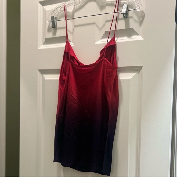 NWOT Chaser cowl neck spaghetti strap tie dye tank top camisole blouse - Picture 9 of 16